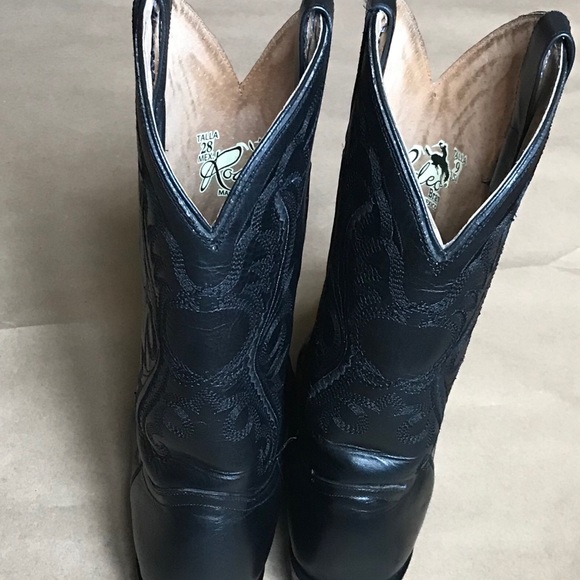 Men’s Rodeo Bravo Cowboy Boots Size 9 - Picture 3 of 6